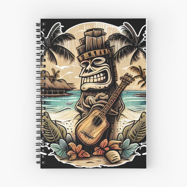 Item preview, Tiki Tunes: Beachside Serenade with Fun Tiki Guy and Guitar designed and sold by McGee-Artistry.