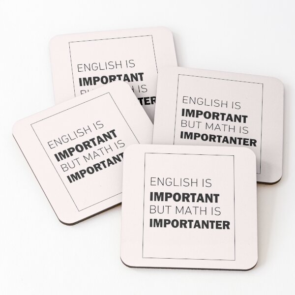 Item preview, English Is Important But Math Is Importanter designed and sold by 1999jack.