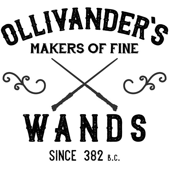 poster ollivanders wands par 13ktdesigns redbubble