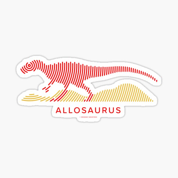 Item preview, Bullseye Allosaurus designed and sold by David Orr.