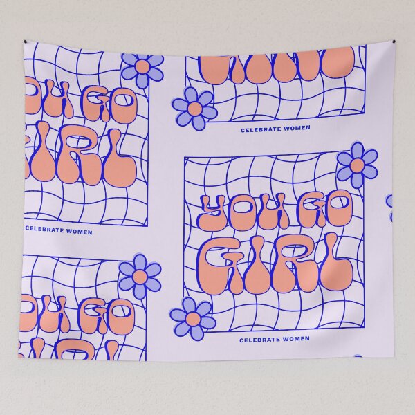 Item preview, You Go Girl Funky Design designed and sold by mariabadasian.