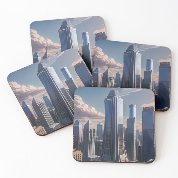 Item preview, Experience the Majestic Heights of City Life with This Big City designed and sold by CreationP.