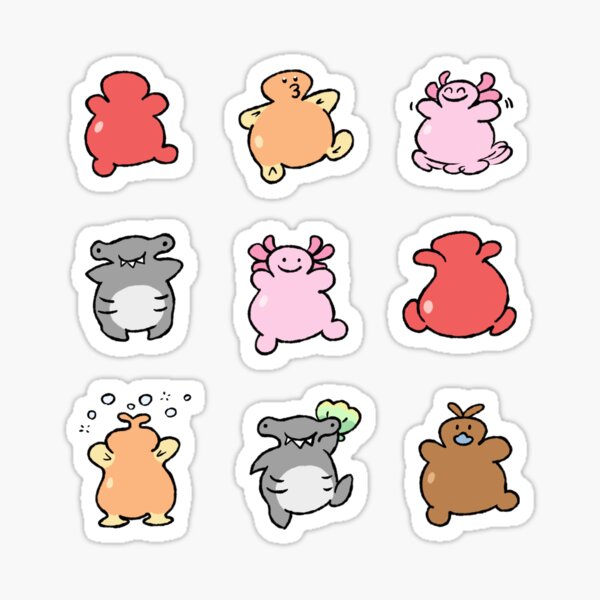 Waterbottle Waterfall Sticker Pack 2 Sticker