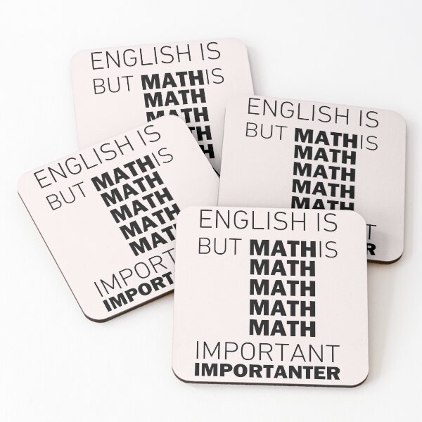 Item preview, English Is Important But Math Is Importanter designed and sold by 1999jack.