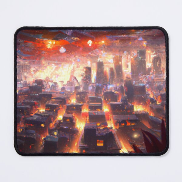 Item preview, The Burning City designed and sold by The Iconic Minimalist.