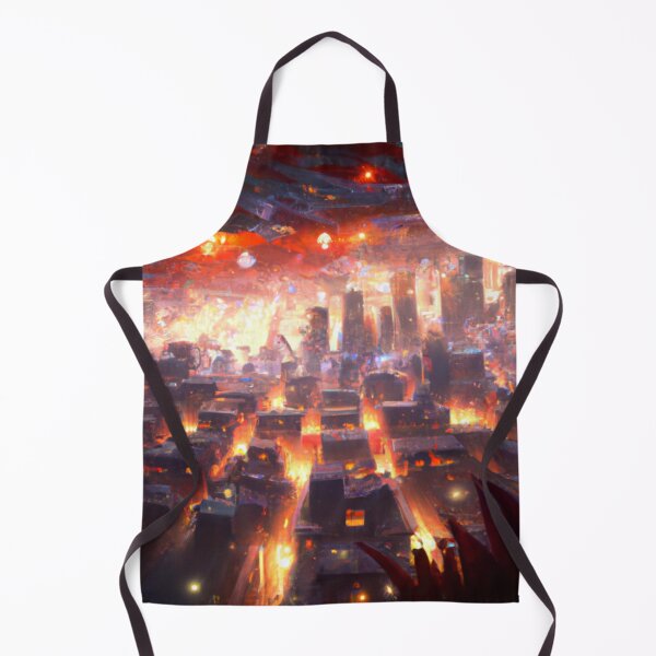 Item preview, The Burning City designed and sold by The Iconic Minimalist.