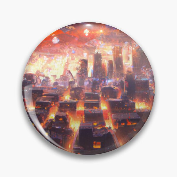 Item preview, The Burning City designed and sold by The Iconic Minimalist.