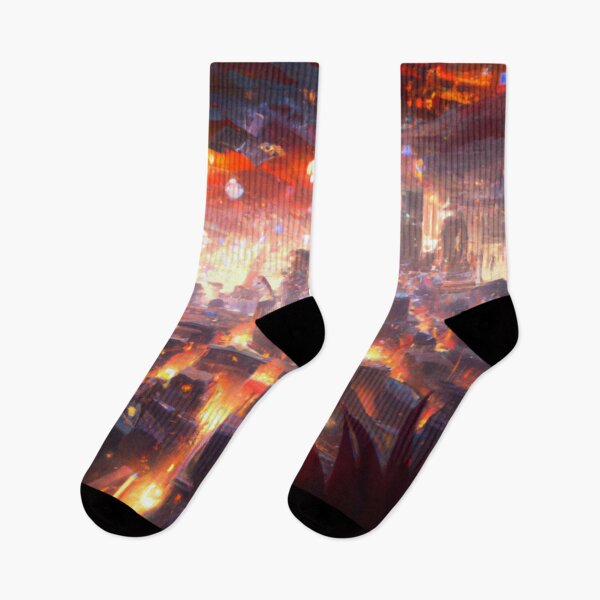 Item preview, The Burning City designed and sold by The Iconic Minimalist.