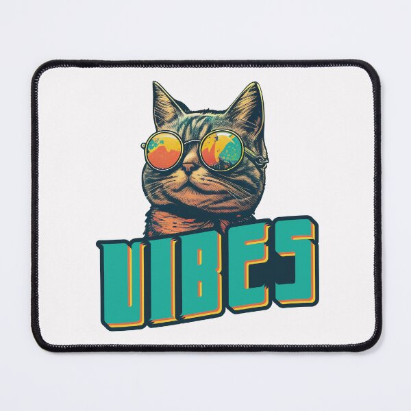 Item preview, Vibes Retro Cat designed and sold by Mffl84.