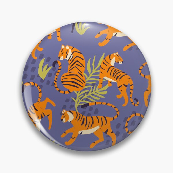 Item preview, Tiger Pattern on Purple designed and sold by BlueLela.
