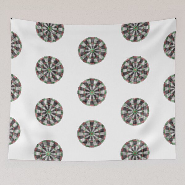 Artikelvorschau, Dartboard Halftone - Geschenk für Dartspieler entworfen und verkauft von CourtOfApparel.