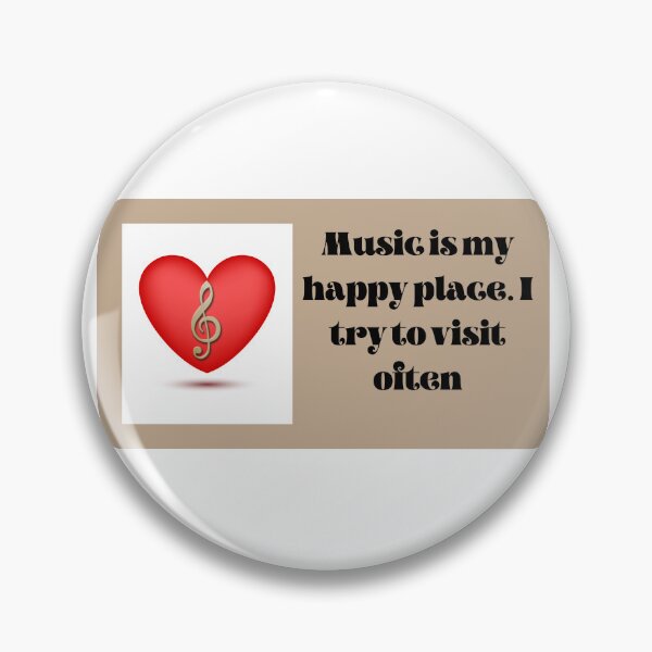 Item preview, Music is my happy place. I try to visit often designed and sold by Romper65.