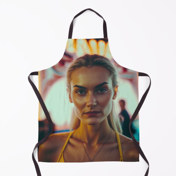 Item preview, Blond woman at the funfair designed and sold by jsebouvi.