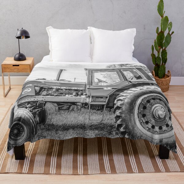 Item preview, A Tractor in Profile in Black and White designed and sold by KEnzPhotography.
