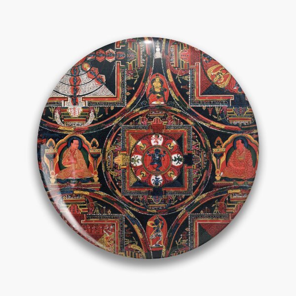 Item preview, Mandala 171 Buddhakapala Buddhist Deity Thangka designed and sold by GuyBlank.