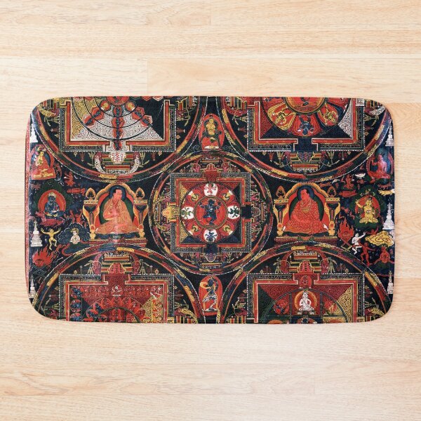 Item preview, Mandala 171 Buddhakapala Buddhist Deity Thangka designed and sold by GuyBlank.