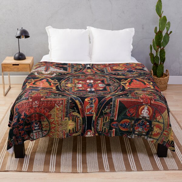 Item preview, Mandala 171 Buddhakapala Buddhist Deity Thangka designed and sold by GuyBlank.