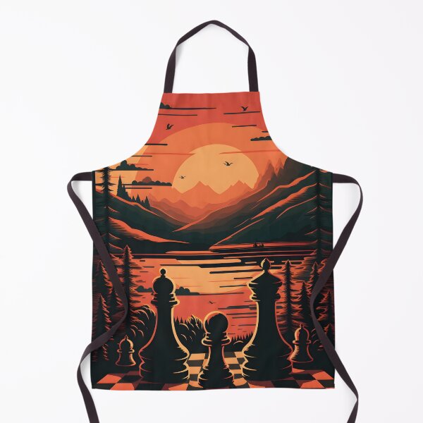 Item preview, chess rerto sunset designed and sold by R.L cases and stickers.