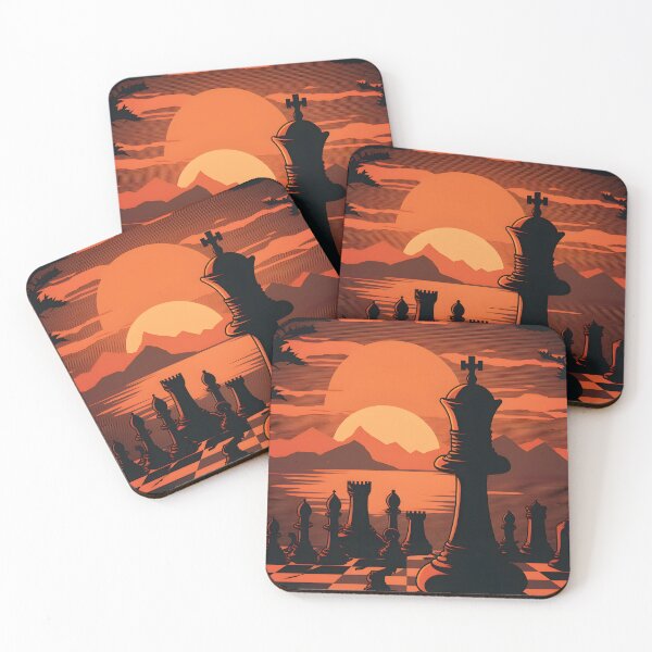 Item preview, playing chess at sunset designed and sold by R.L cases and stickers.
