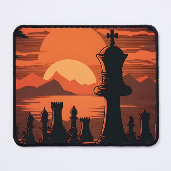 Item preview, playing chess at sunset designed and sold by R.L cases and stickers.