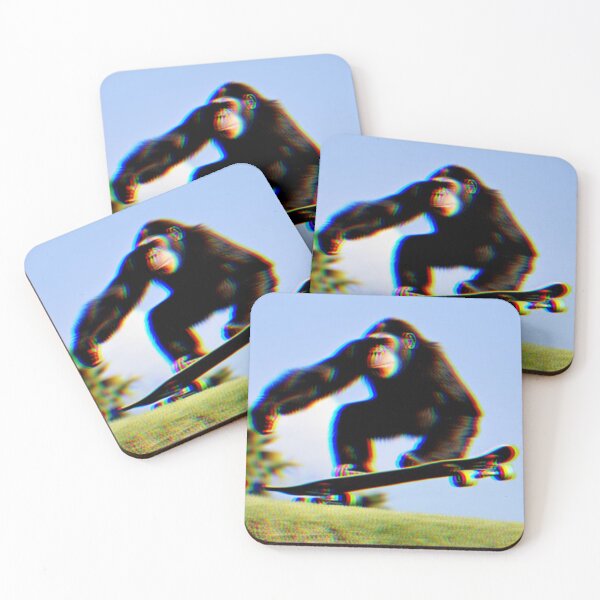 Item preview, Trippy Skating Ape designed and sold by Zaydii.