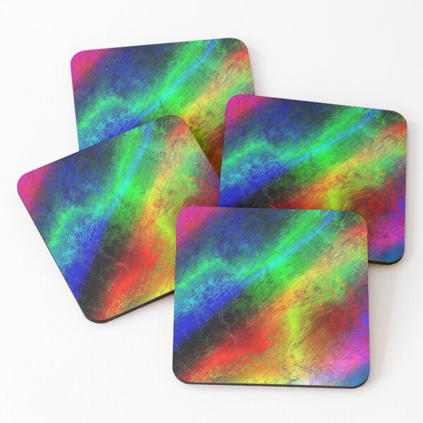 Item preview, abstract decorative neon colors designed and sold by ErhanArt.