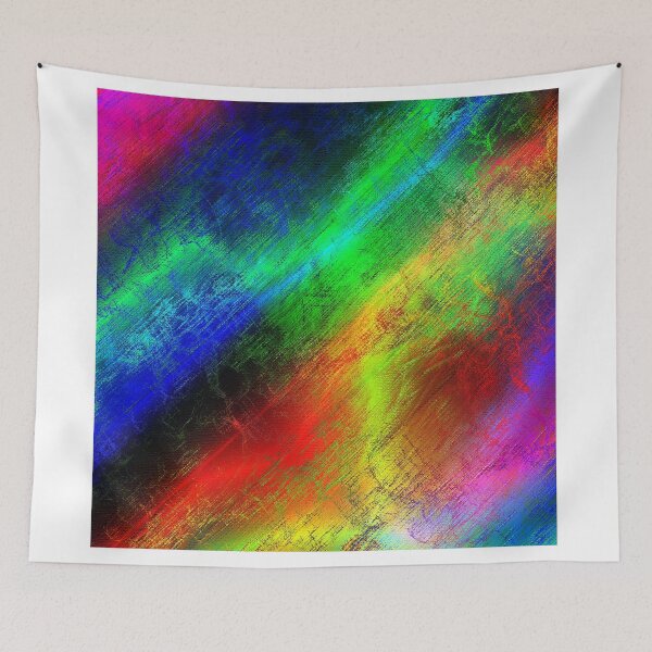Item preview, abstract decorative neon colors designed and sold by ErhanArt.