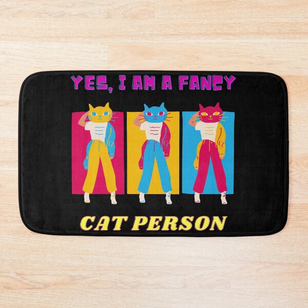 Aperçu de l'œuvre Chat Personne Fantaisie Drôle Couleur créée et vendue par Way Cool Tees.