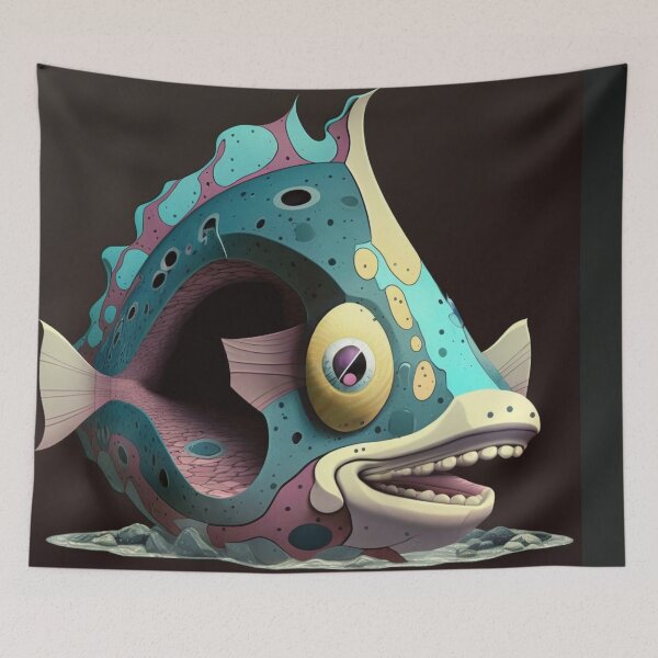 Item preview,  Bruxish, the Colorful Psychic Fish in murky waters! designed and sold by Frocentric.