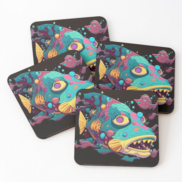 Item preview, Bruxish, the Colorful Psychic Fish in murky waters! designed and sold by Frocentric.