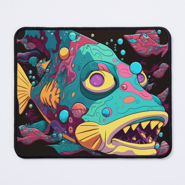 Item preview, Bruxish, the Colorful Psychic Fish in murky waters! designed and sold by Frocentric.
