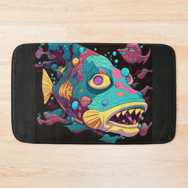 Item preview, Bruxish, the Colorful Psychic Fish in murky waters! designed and sold by Frocentric.