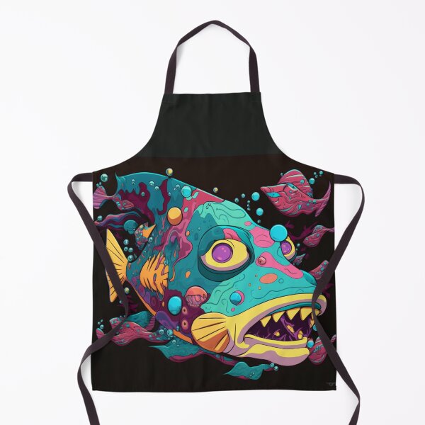 Item preview, Bruxish, the Colorful Psychic Fish in murky waters! designed and sold by Frocentric.
