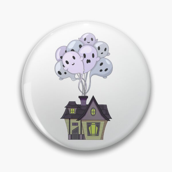 Item preview, Gothic Haunted House with Balloon Ghosts designed and sold by 10six.