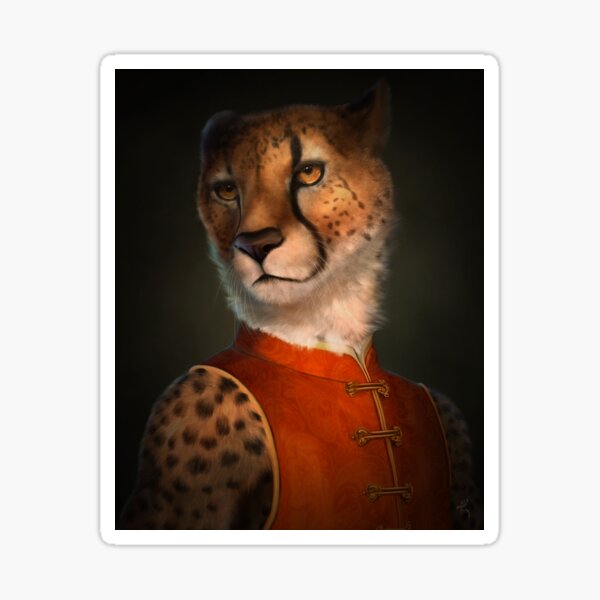 Susza the Cheetah Sticker