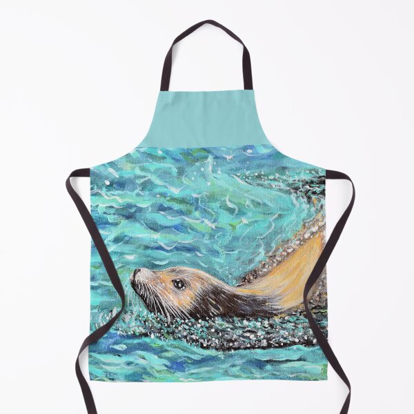 Item preview, Sea Lion Painting designed and sold by Art by Kirsten Sneath.