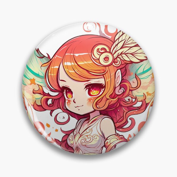 Item preview, Chibi Fire Fairy: Small but Mighty designed and sold by SweetMagicDream.