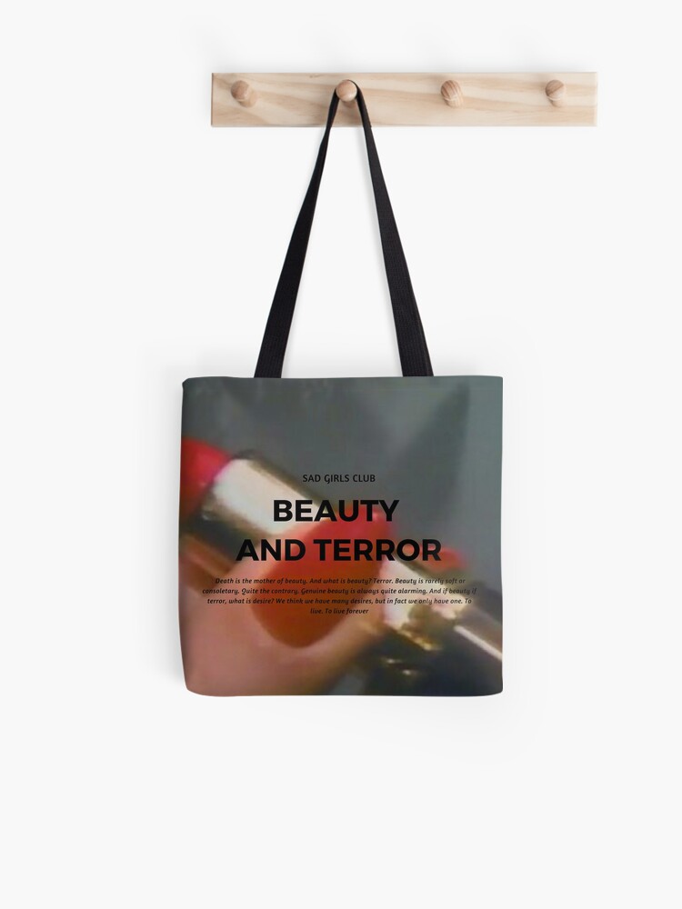 Beauty And Terror Literature Inspired The Secret History Red Aesthetic Lips Make Up Grunge Tote Bag By Bluemondays Redbubble