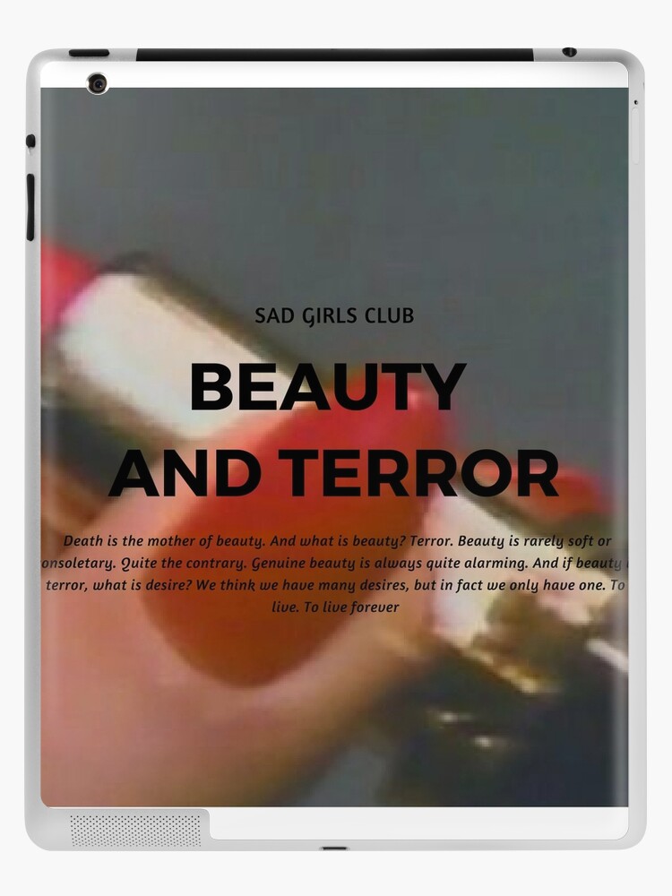 Beauty And Terror Literature Inspired The Secret History Red Aesthetic Lips Make Up Grunge Ipad Case Skin By Bluemondays Redbubble