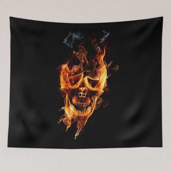 Item preview,  Skull on fire designed and sold by Gile-Shop.
