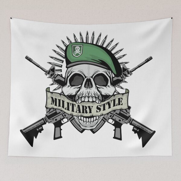 Item preview, Military skull designed and sold by Gile-Shop.