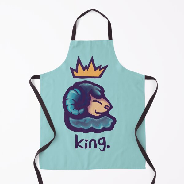 Item preview, Sheep King | Royal Blue | Fantasy Religious | Cool Ram designed and sold by TurmericDesignC.