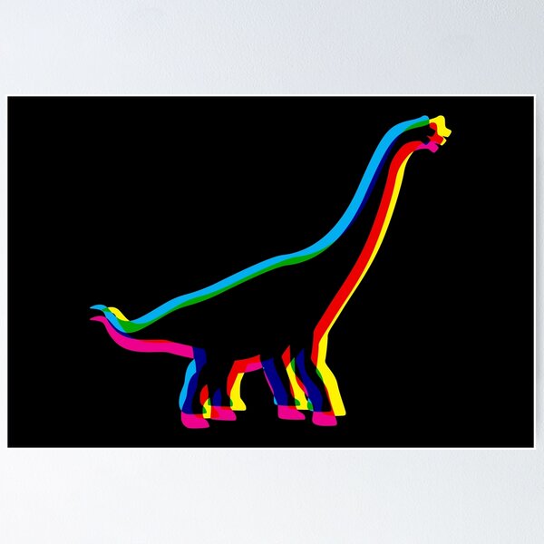Item preview, CMYK brachiosaurus (dark) designed and sold by animinimal.