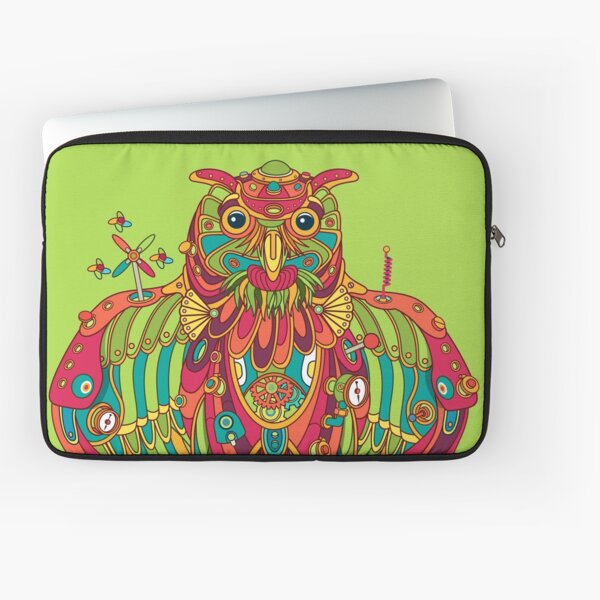 Owl, cool art from the AlphaPod Collection Laptop Sleeve