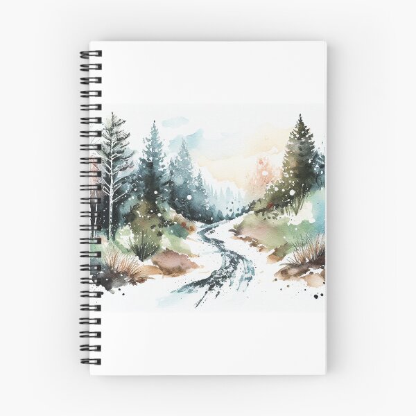 Item preview, Minimalistic Watercolor Spring Landscape Paintings French Minimal Nursery Wall Art designed and sold by Pexelpanoramas.