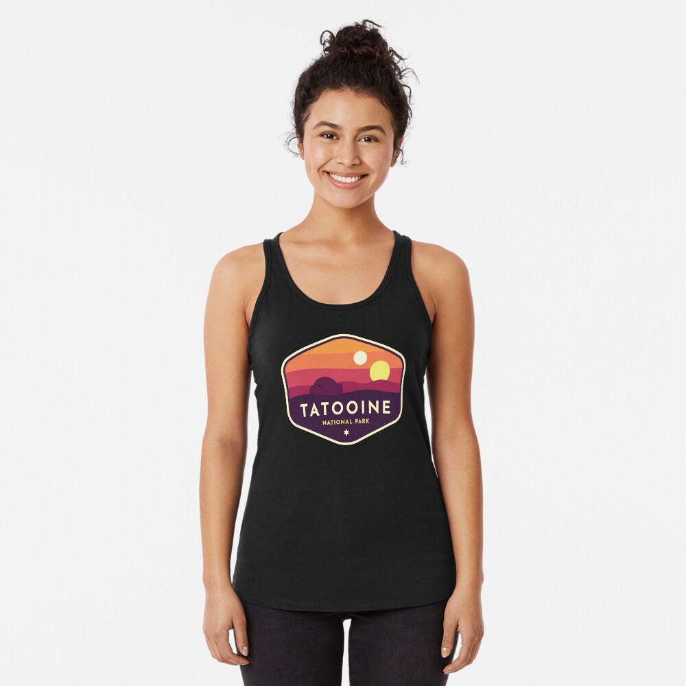 Vista previa del artículo con la obra «Camiseta con espalda nadadora», diseñado y vendido por TeeMonsters.