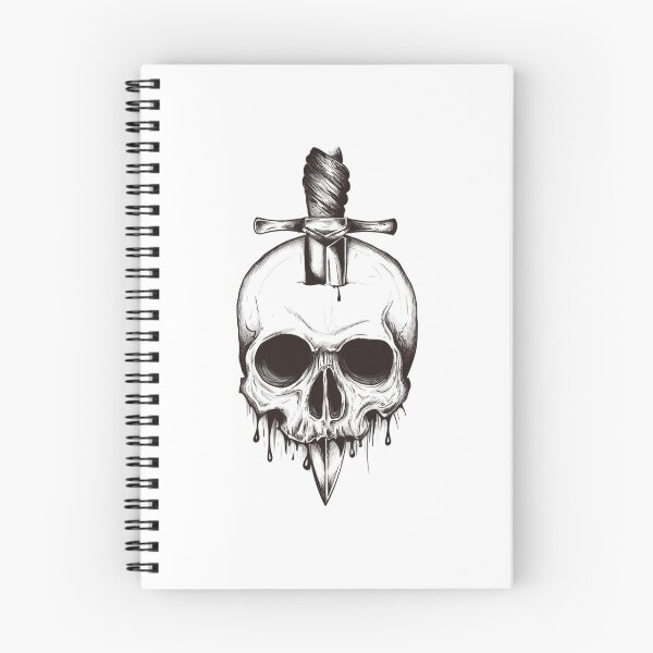 Item preview, Skull with sword designed and sold by Gile-Shop.