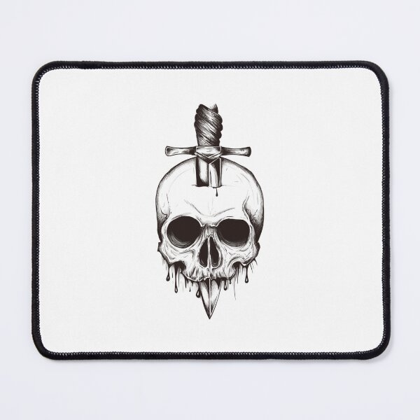 Item preview, Skull with sword designed and sold by Gile-Shop.