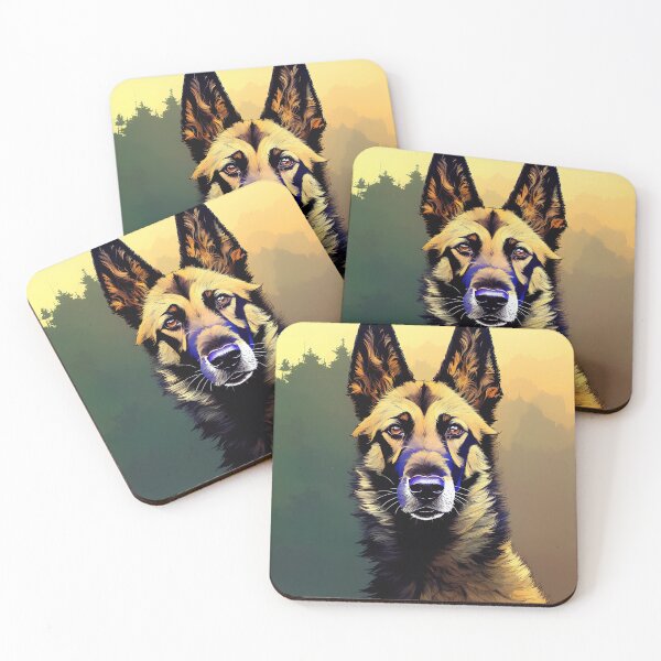Artikelvorschau, Majestic Canine: Belgian Shepherd Dog (Malinois) entworfen und verkauft von DavesDogShop.