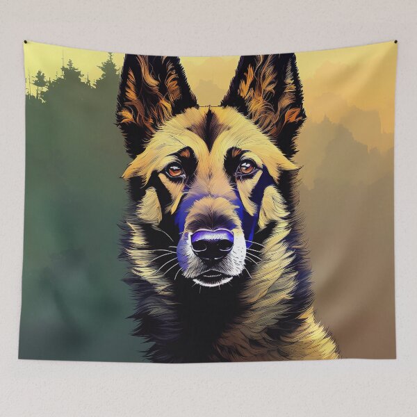Item preview, Majestic Canine: Belgian Shepherd Dog (Malinois) designed and sold by DavesDogShop.